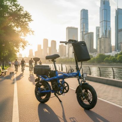 صورة دراجة كهربائية قابلة للطي